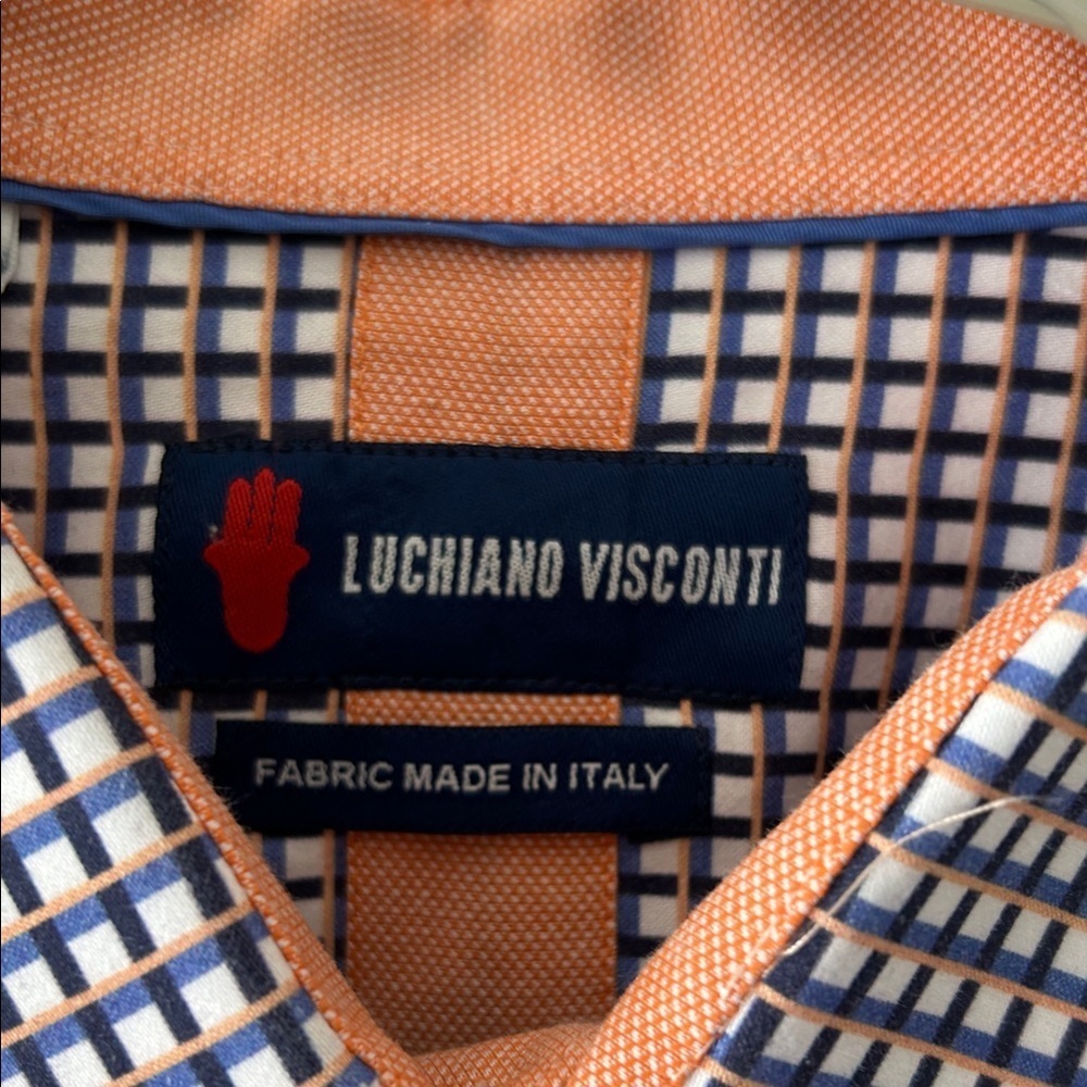 Men's Luchiano Visconti Checked Shirt size XL - Picture 5 of 10